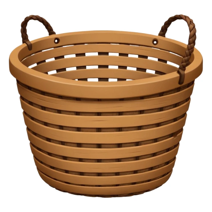 a basket with holes sticker