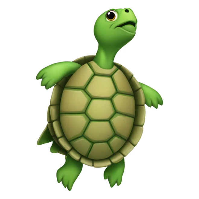 Turtle with dress sticker
