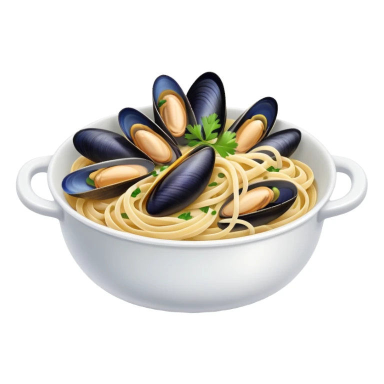 Mussel linguine sticker