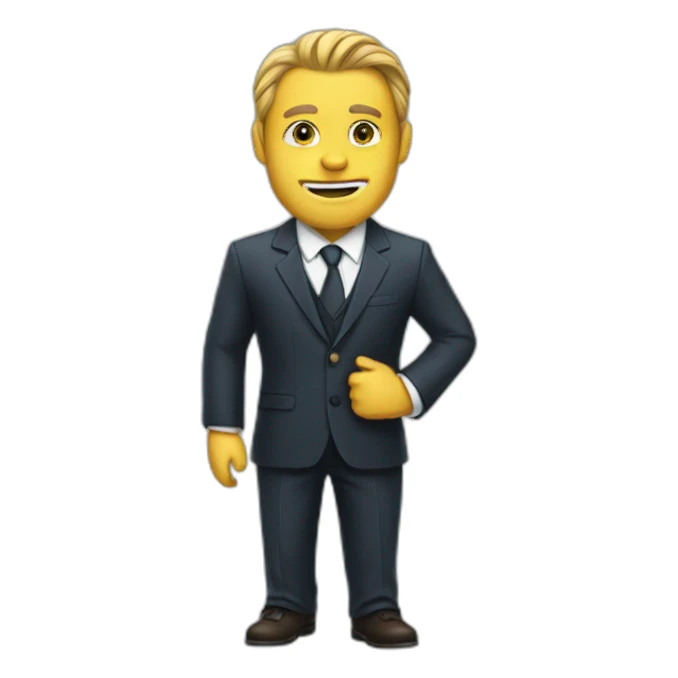 vikin in a suit sticker