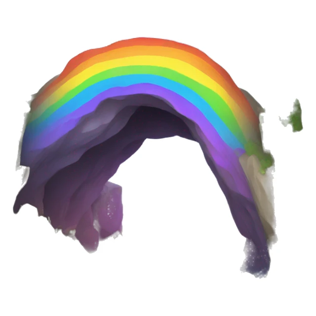 rainbow cave sticker