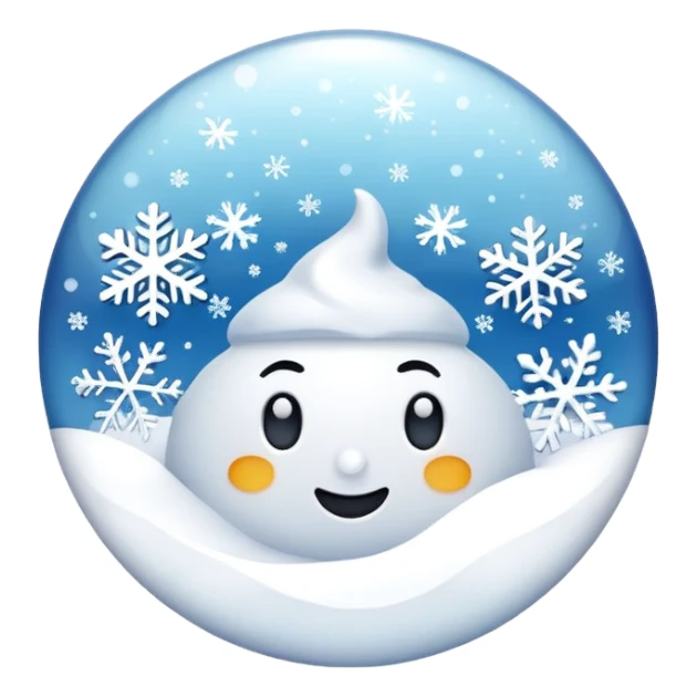 snow brilliance sticker