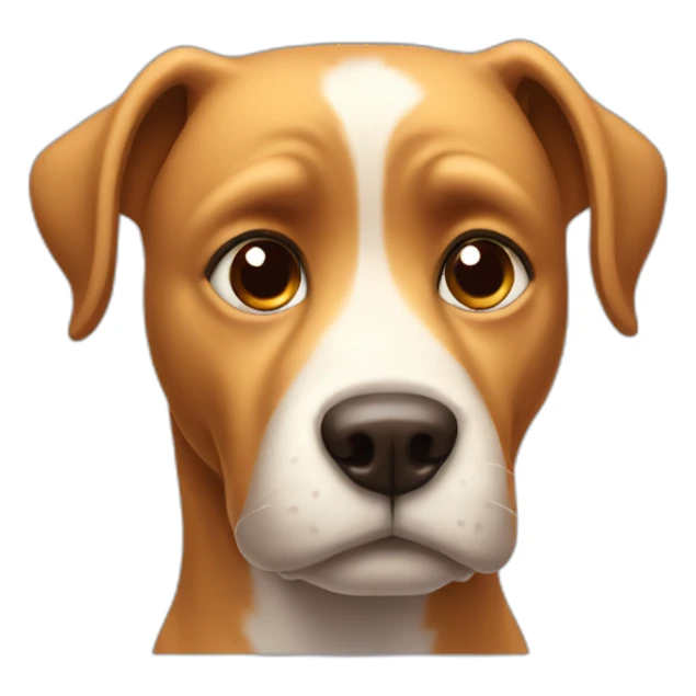 Dog with suspicious look sticker