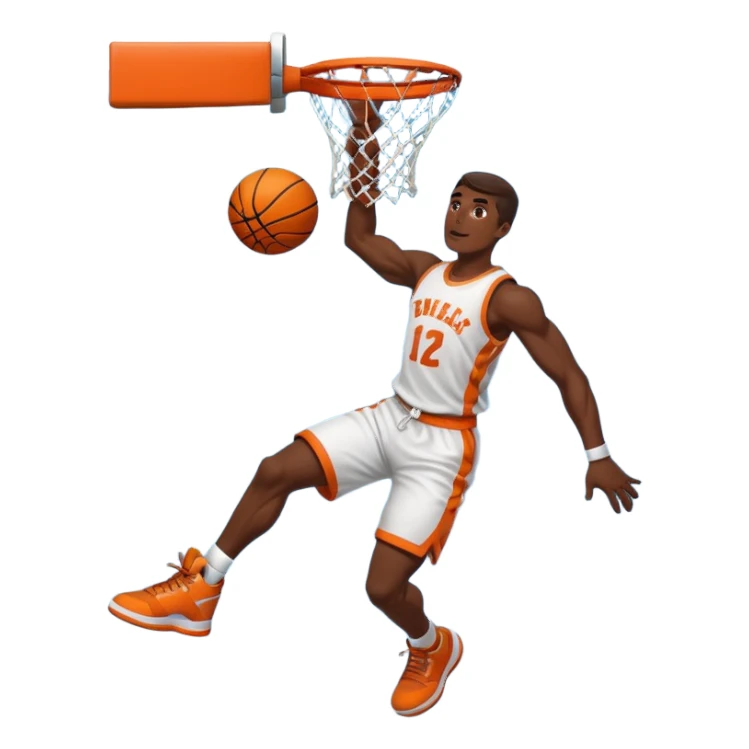 Basketball dunk  sticker