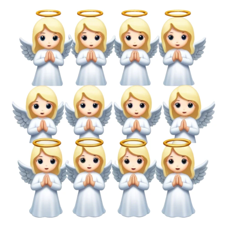 10 angels sticker