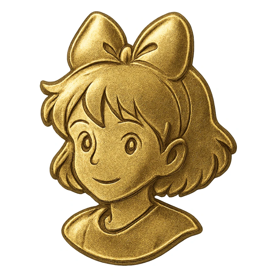 gold metallic shiny icon sticker
