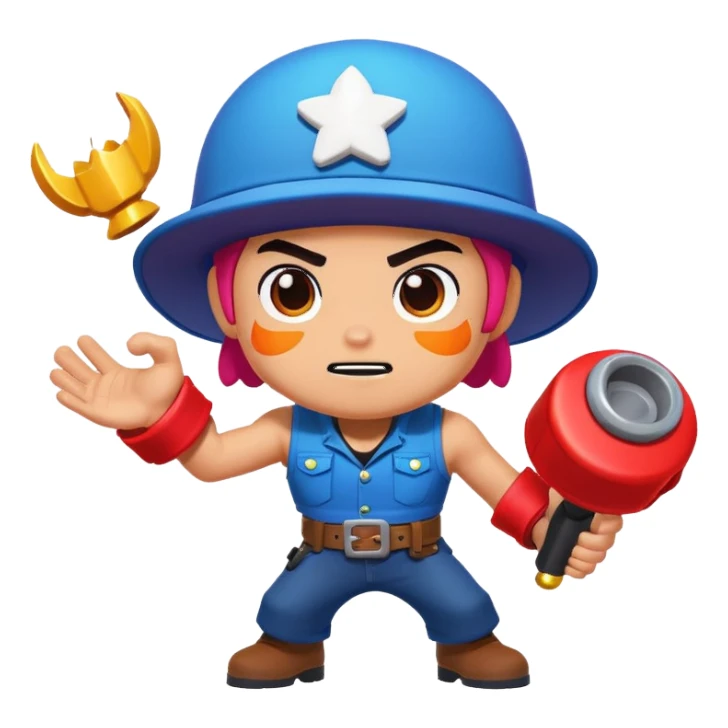 Brawl star oyun Pp si sticker