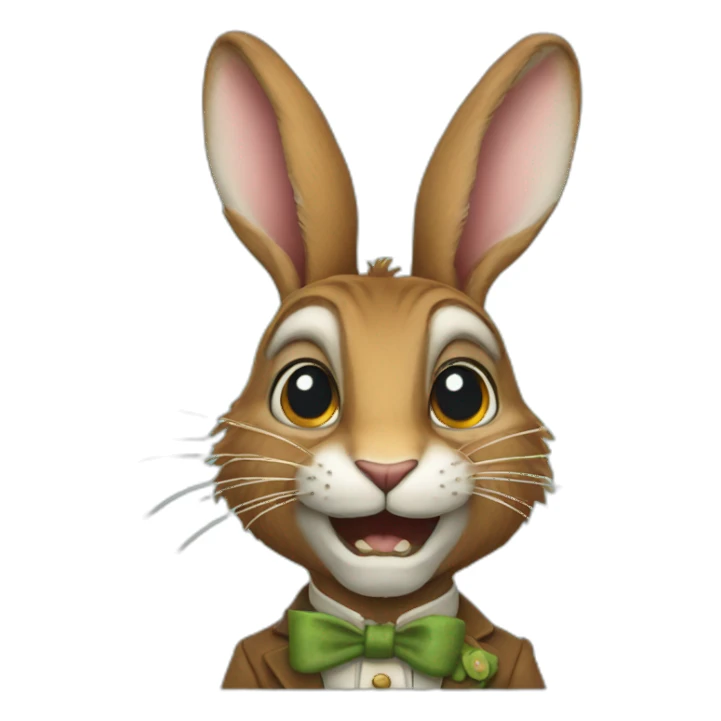 Alice's March Hare sticker