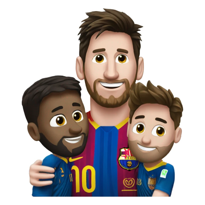 Messi besando la copa del mundo  sticker
