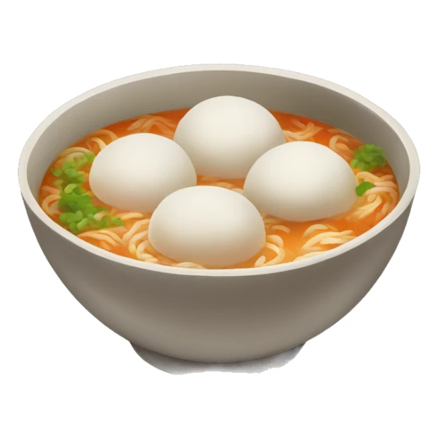 chinese soup rice balls sticker