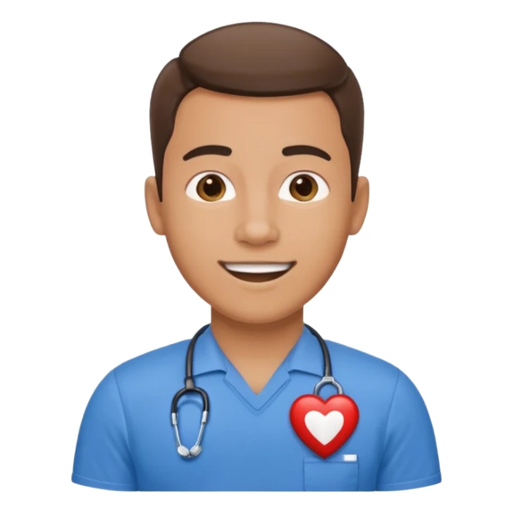 CPR instructor that looks happy sticker