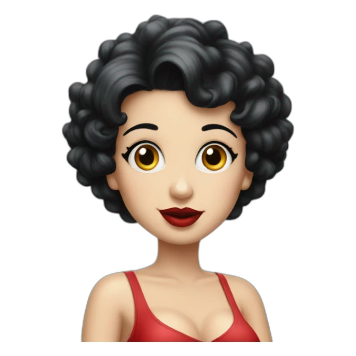Betty boop sticker