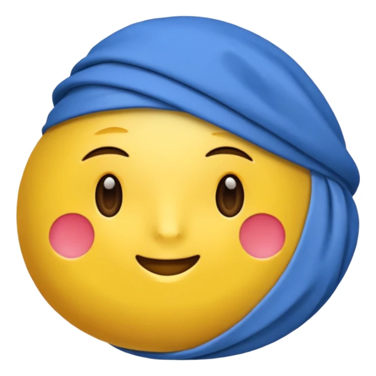 Синяя джинсовая панамка со шнурком sticker