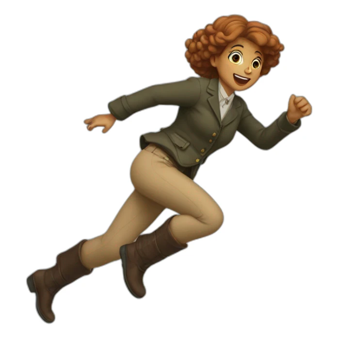 Jumping Lizzie sticker