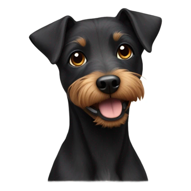 Patterdale terrier dog sticker