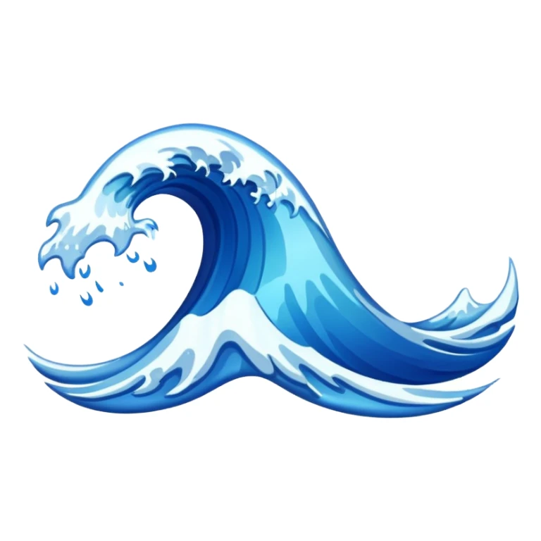 Wave sticker