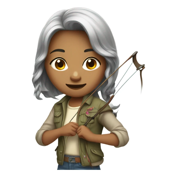 Im just a girl bow sticker