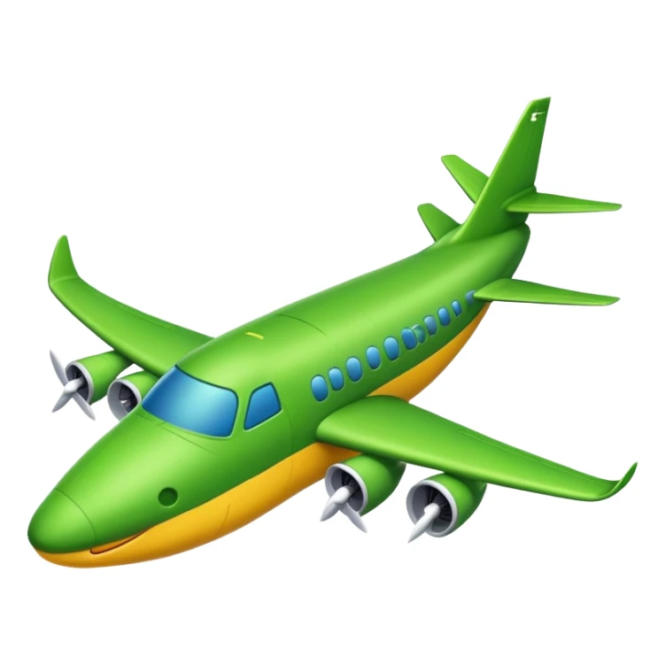 Cocodrilo have green airplane sticker