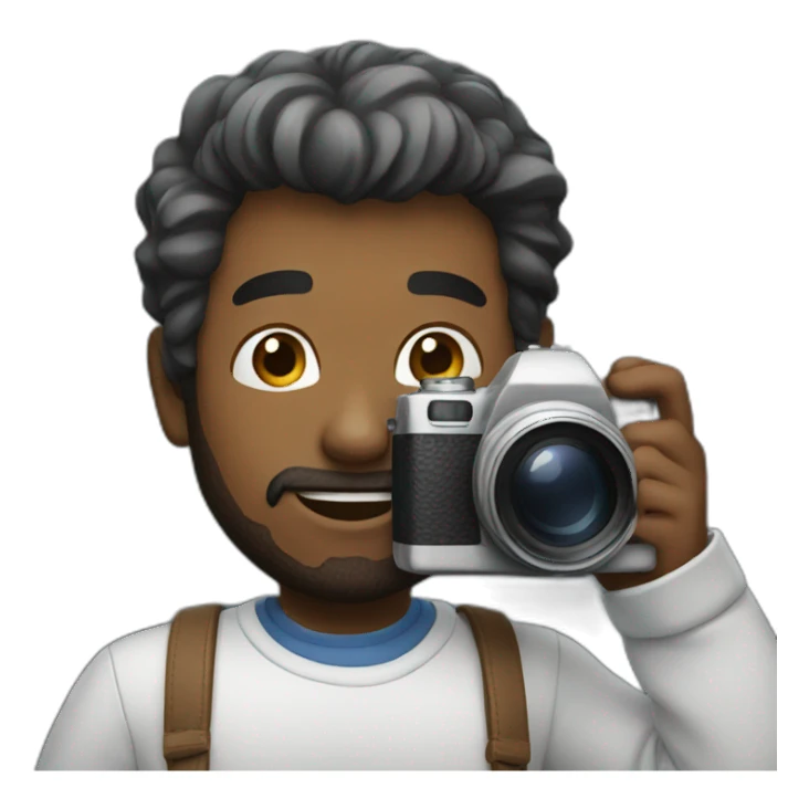 A man who taking photo sticker