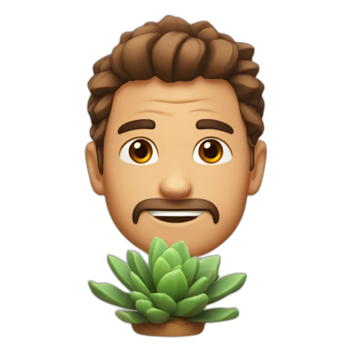 Léo-succulent sticker