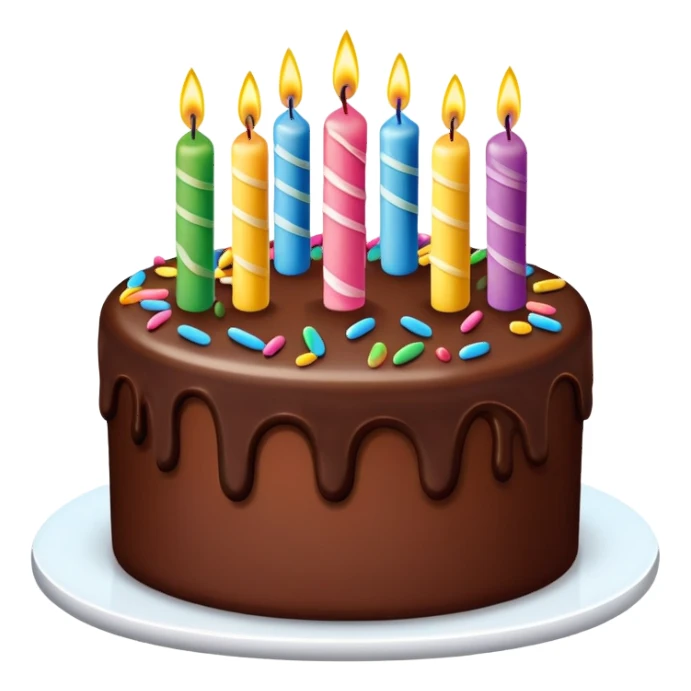 Birthday cake age 22 sticker