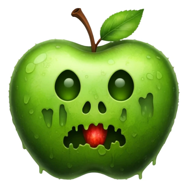 Moldy apple  sticker