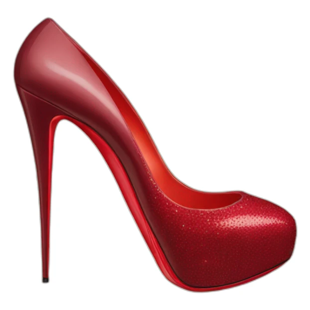 Louboutin red sole sticker