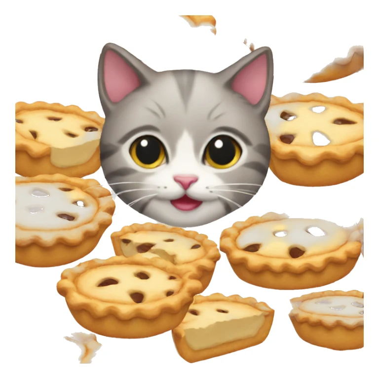 kitty pie sticker