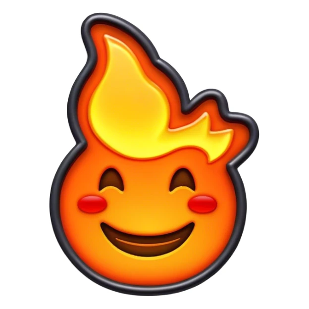 neon sign "hot" sticker