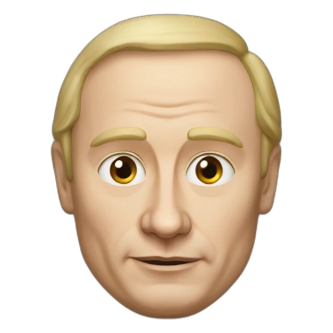 Vladimir Poutine porte des kalaches sticker