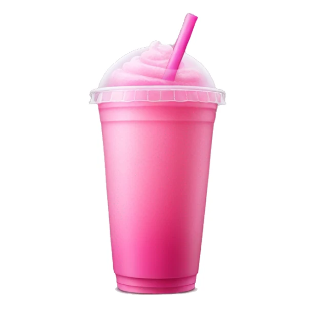 pink drink in to go up with ice sticker