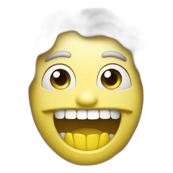 Des dents jaunes sticker