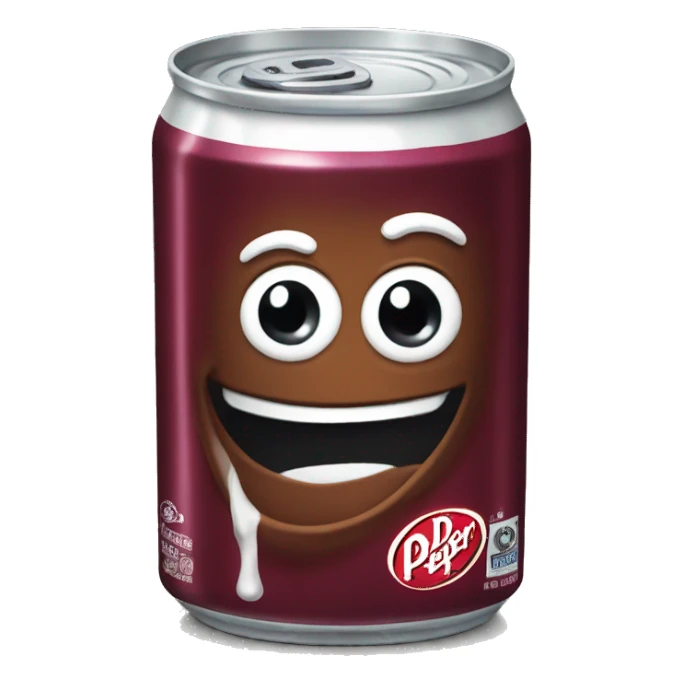 A can of Dr pepper sticker