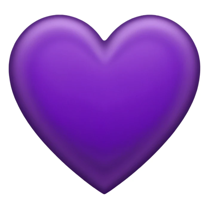 A really dark Purple Heart  sticker