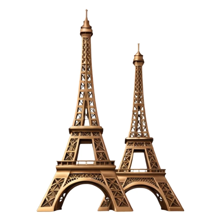 la Tour Eiffel qui fait un bisous  sticker
