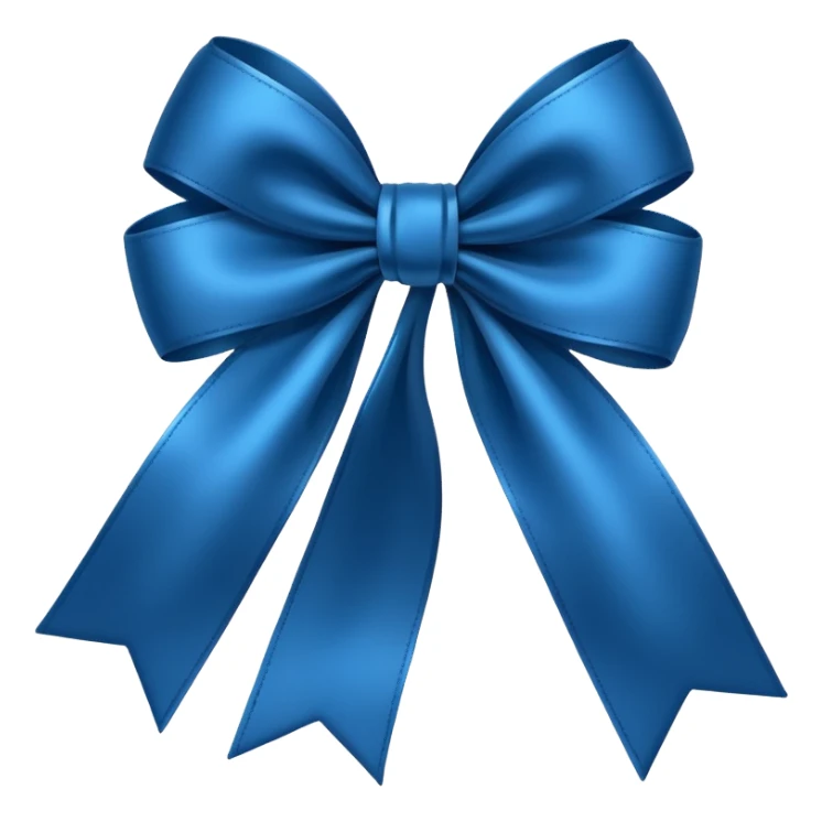 Laço azul escuro sticker