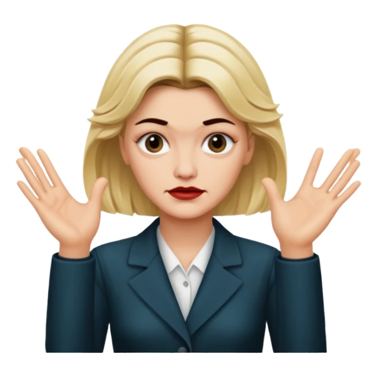 laura palmer hands' gesture sticker