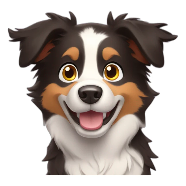 paw patrol border collie sticker