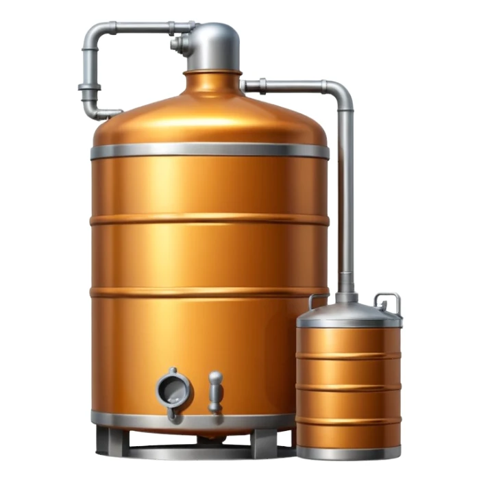 whiskey distillery tank sticker