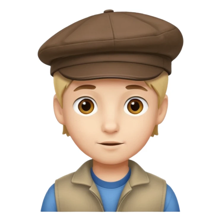 Boy with casquette  sticker