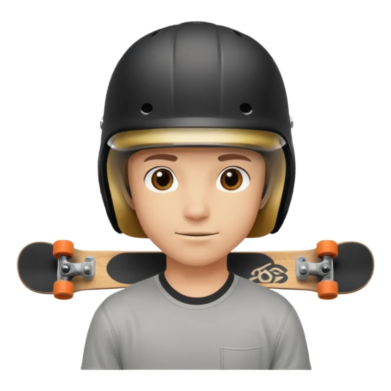 Skateboarder mugshot sticker