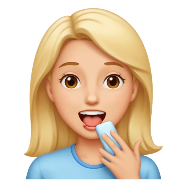 woman burping sticker