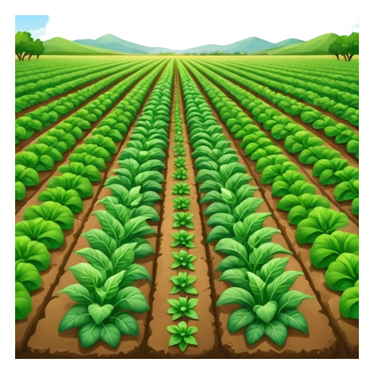 vegetable field sticker