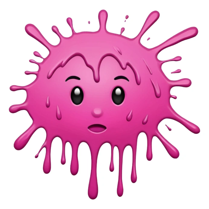 pink violent sticker