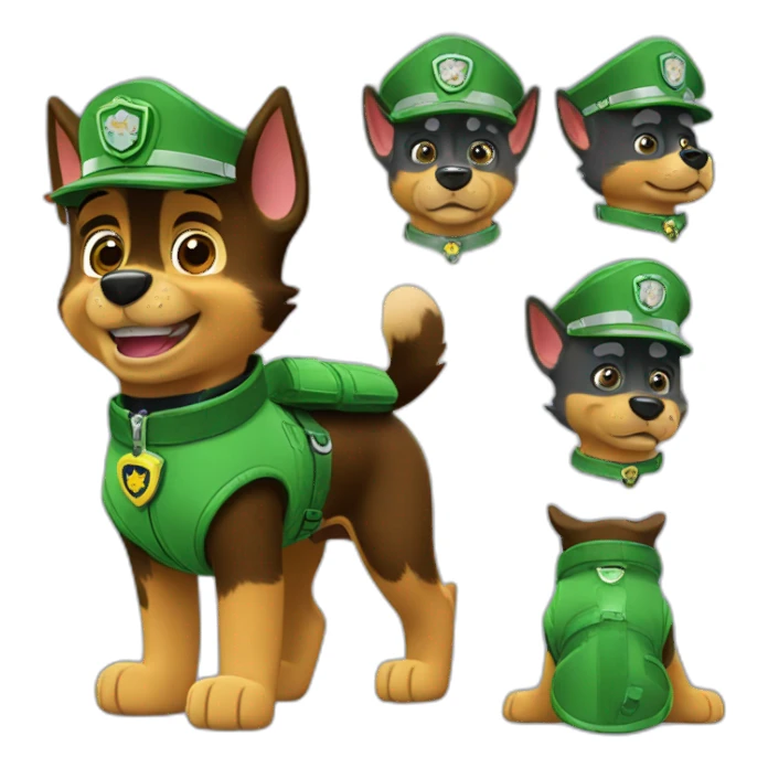 Marshall paw patrol sticker