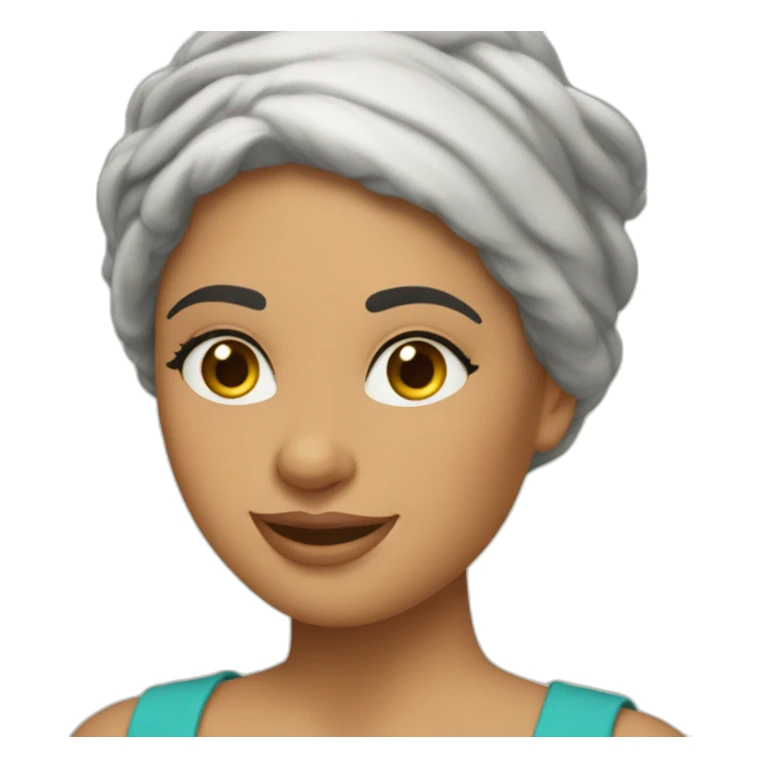 a Moroccan curvy do the housework sticker