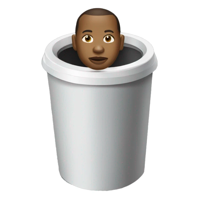 Sonko sur une poubelle sticker