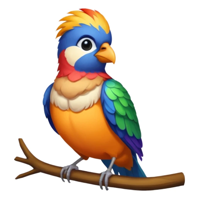 artist bird sticker