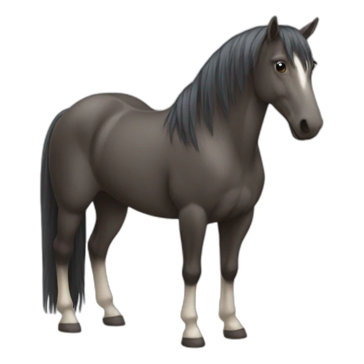 horse on keta sticker