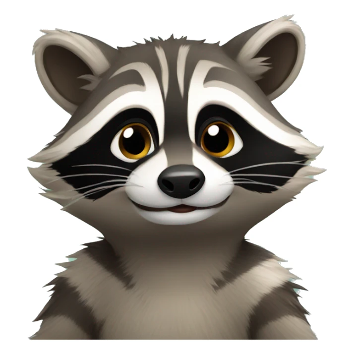 Raccoon loved  sticker